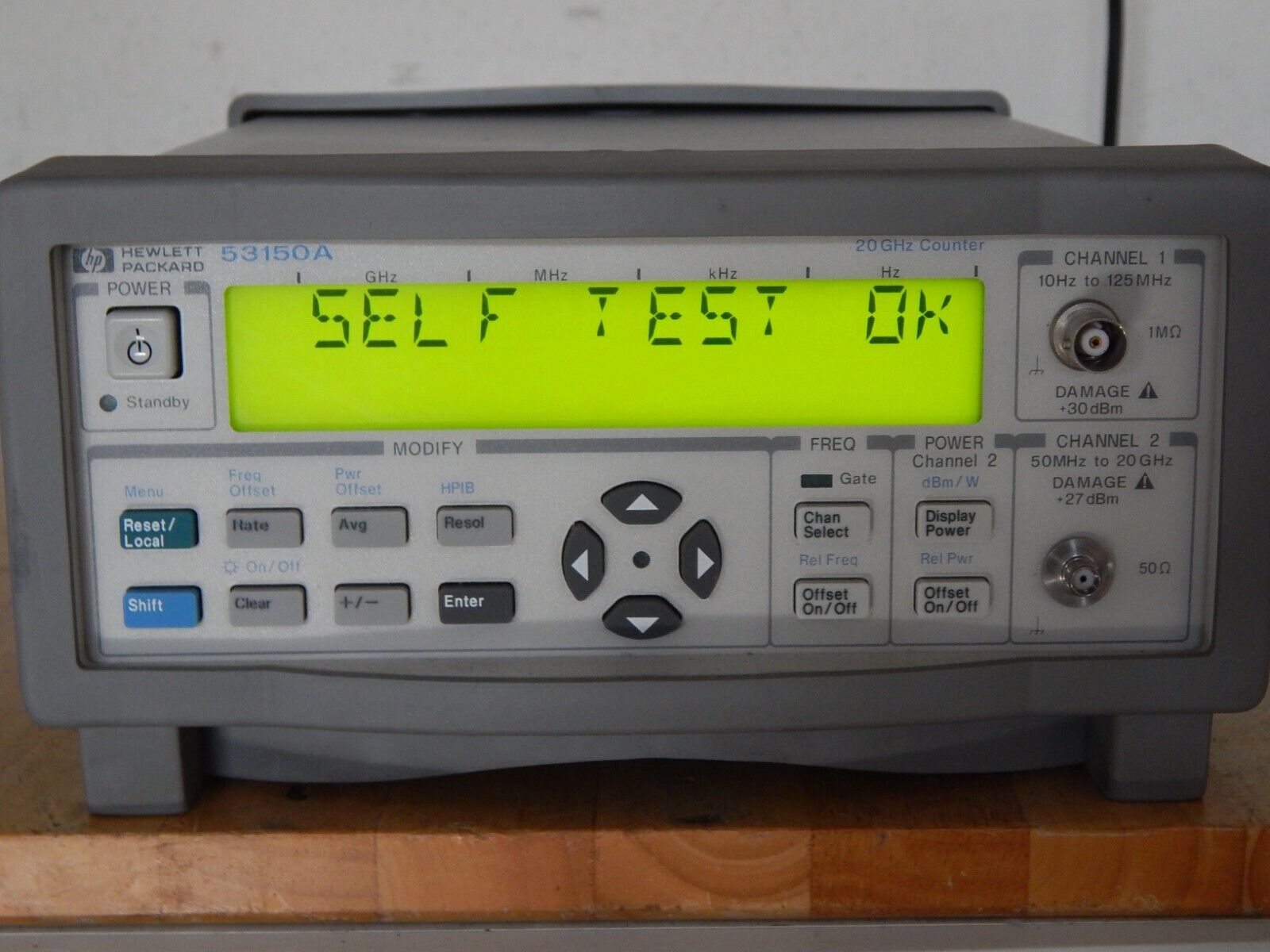 Agilent HP 53150A Microwave Frequency Counter/power meter 10Hz-20GHz 20 Hours Agilent HP 53150A Microwave Frequency Counter/power meter 10Hz-20GHz 20 Hours
